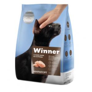 Корм сухой WINNER для кошек с мочекаменной болезнью из курицы (2кг)
